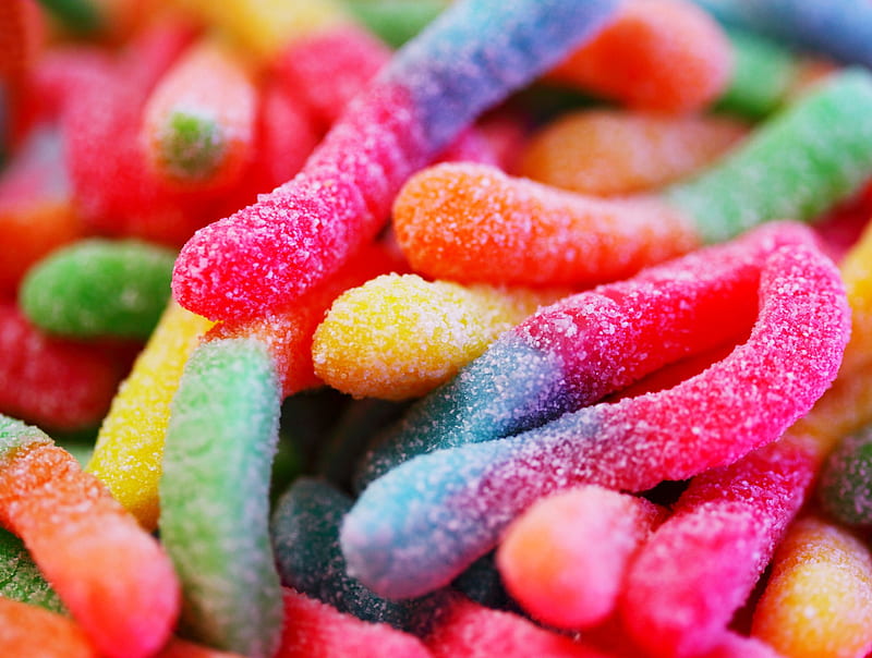 jelly, colorful, sweet, HD wallpaper