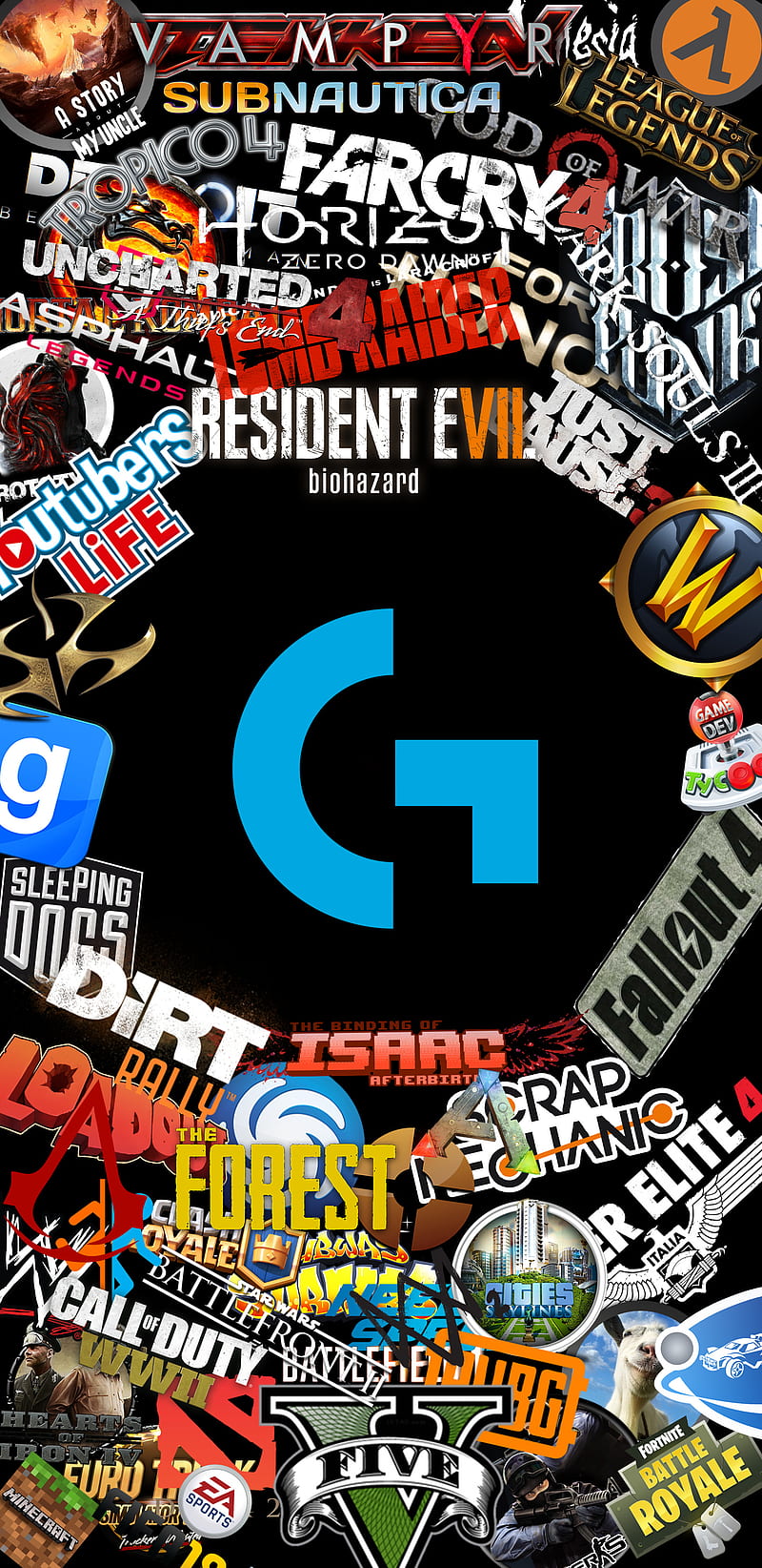 logitech gaming, art, best, cool, game, gamer, games, skate, HD phone wallpaper