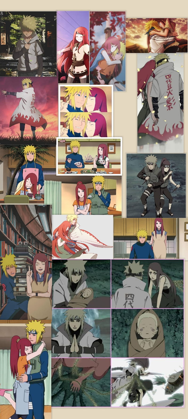 SPOILER-KUSHINA AND MINATO-COLORIDO