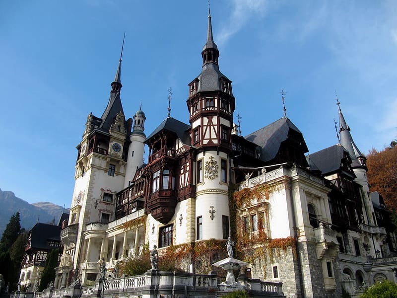 Castles, Romania, , Peles Castle, HD wallpaper