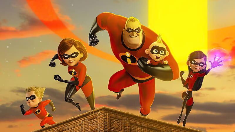 The Incredibles 2 Team Up, the-incredibles-2, movies, animated-movies,  artwork, HD wallpaper | Peakpx