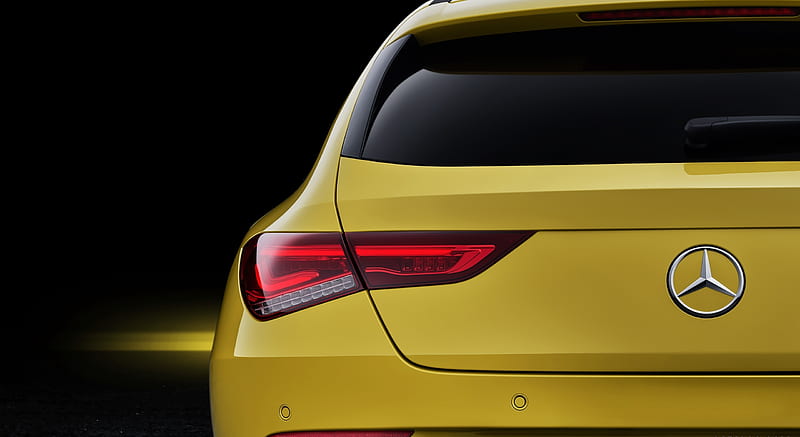 2020 Mercedes-Benz CLA Shooting Brake (Color: Sun Yellow) - Tail Light , car, HD wallpaper