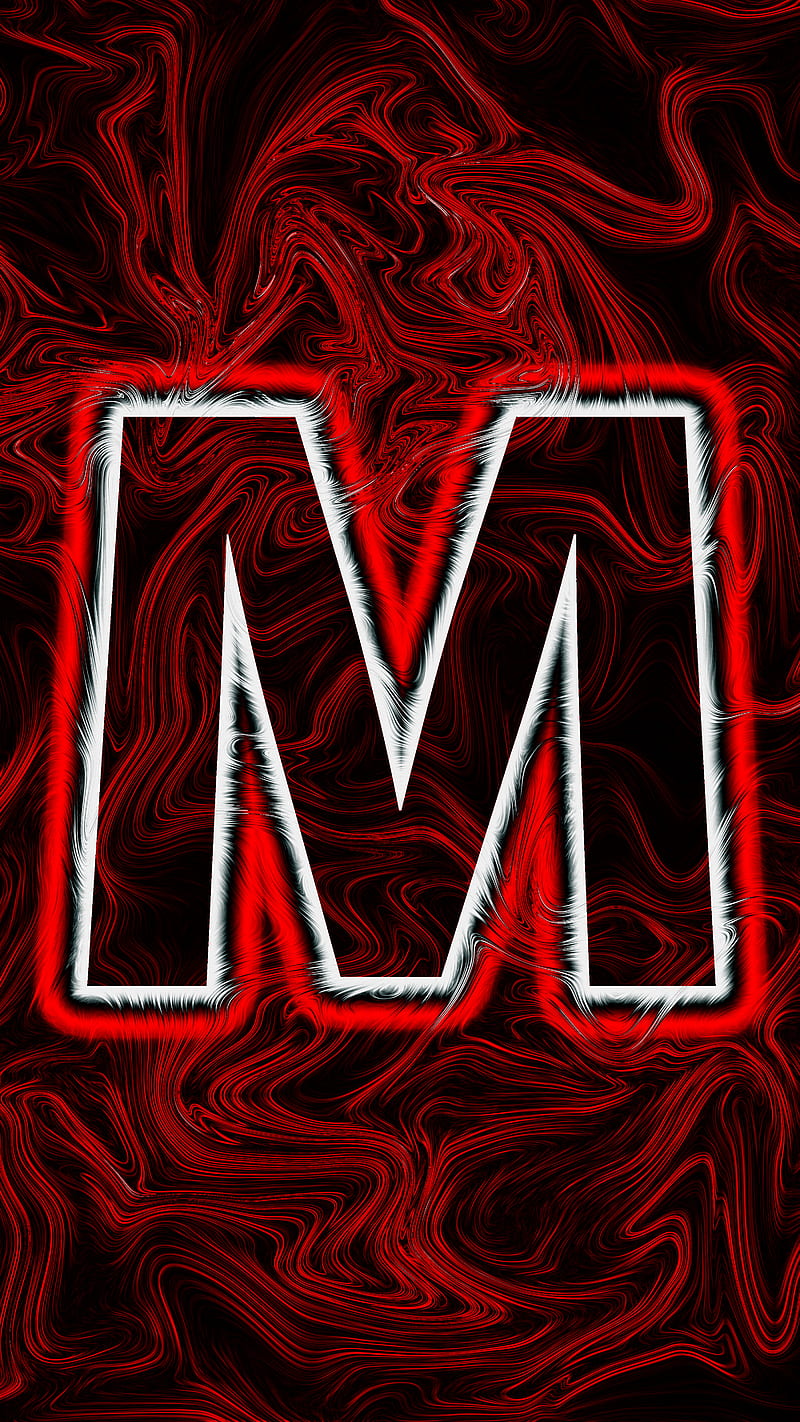 Letter M red, Letter, abstract, glow, letter M, red, HD phone wallpaper |  Peakpx