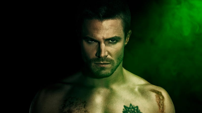 Stephen Amell As Oliver Queen In Arrow , arrow, tv-shows, superheroes, stephen-amell, HD wallpaper