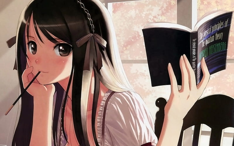 HD anime girl studying wallpapers  Peakpx