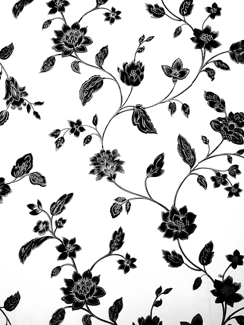 Flowers, blackandwhite, flower, rose, texture, HD phone wallpaper