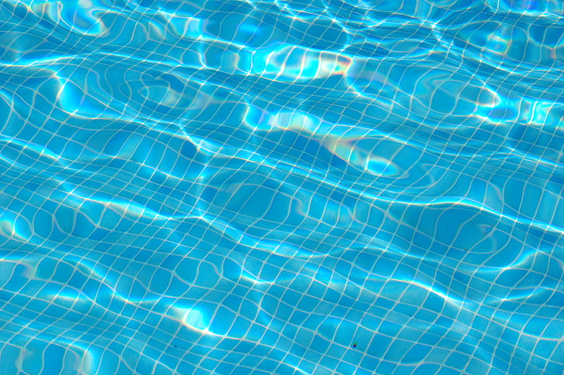 Blue Pool Water, water, pool, blue, HD wallpaper