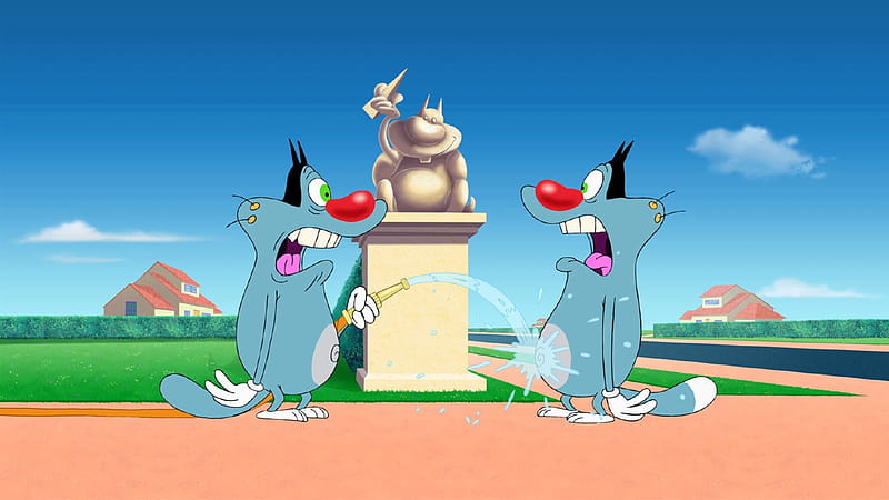 Watch Oggy and the Cockroaches S03:E02 - Oggy's Double. Car TV, Oggy and  Jack, HD wallpaper | Peakpx