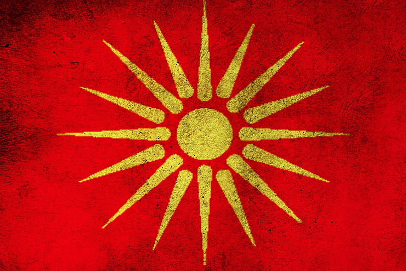 Macedonia, alexander the great, macedonia for macedonians, never greek, macedonian, macedonian flag, HD wallpaper