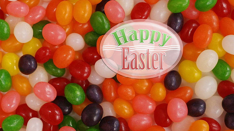 Easter Jelly Beans, candy, colorful, jelly beans, holiday, happy easter, easter, HD wallpaper