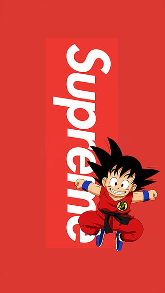 Download Cool Supreme Anime Goku Purple Aesthetic Wallpaper