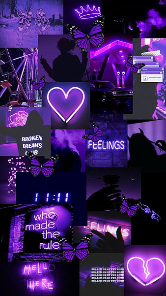 DarkPurple and black, aesthetic, dark purple and black, purple, HD phone wallpaper