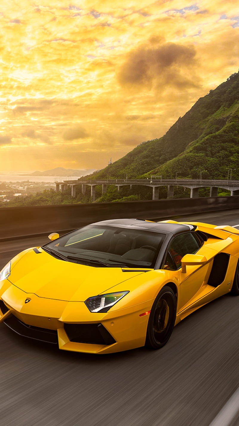 Lamborghini, aventador, hyper car, sporty, super car, the beast, HD phone wallpaper