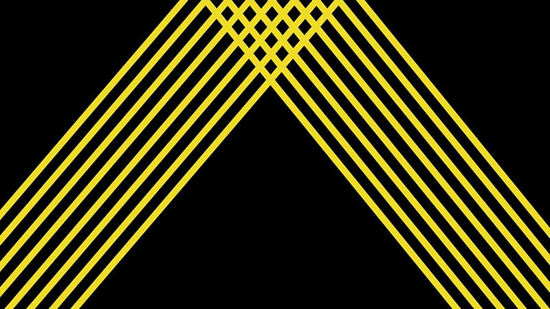 Yellow Stripe Design, HD wallpaper