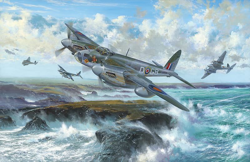 Military Aircraft, de Havilland Mosquito, HD wallpaper