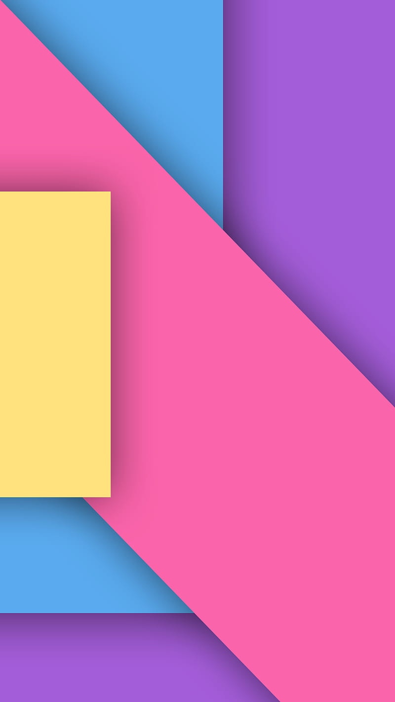 Yellow-blue-purple (3), Color, Yellow-blue-purple, abstract, backdrop, background, blue, bright, clean, colorful, creative, desenho, diagonal, dynamic, geometric, geometrical, geometry, graphic, material, minimal, modern, motion, pink, positive, purple, shadow, style, violet, yellow, HD phone wallpaper