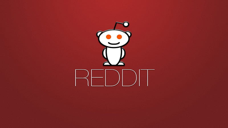 White Reddit In Reddish Brown Background Reddit, HD wallpaper