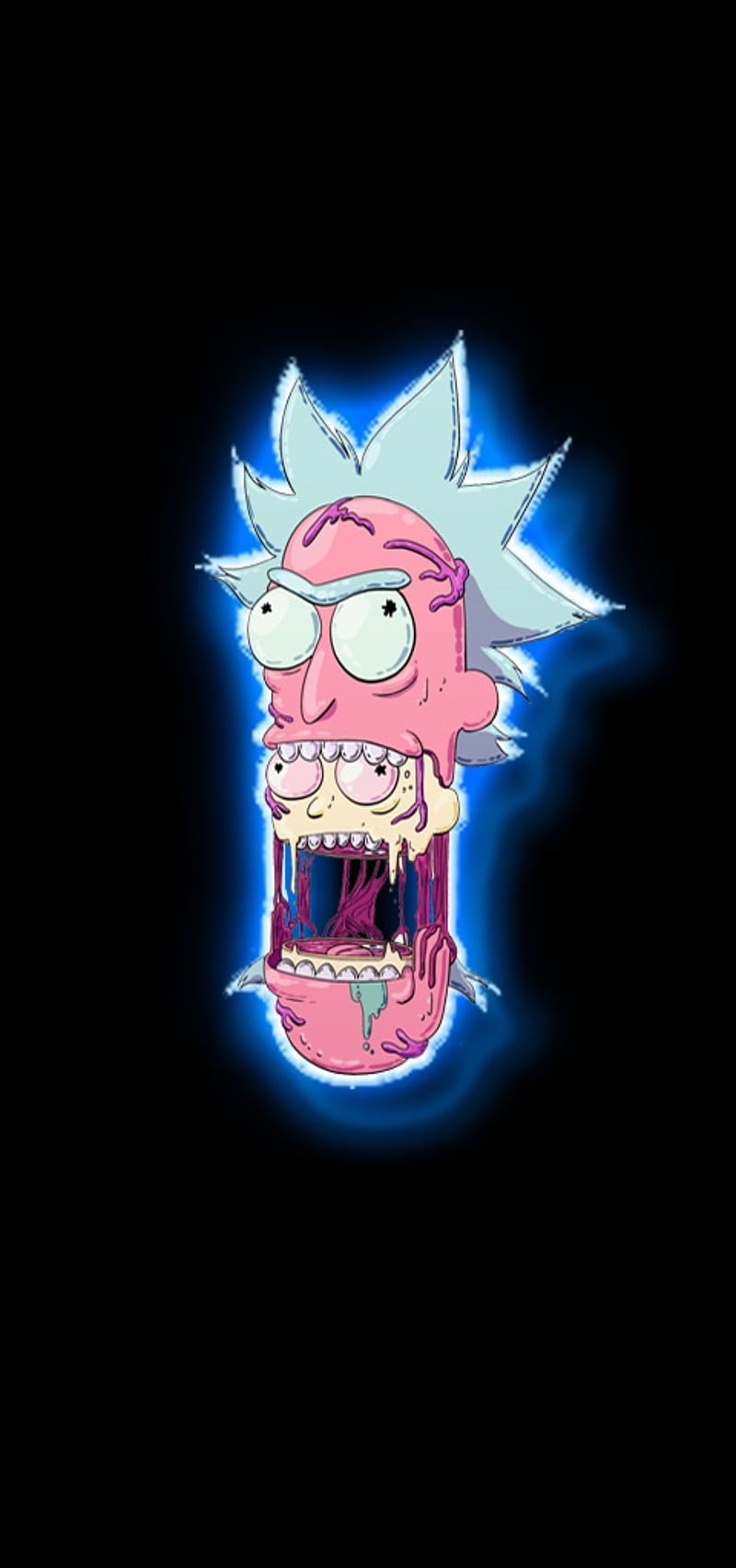 Zany Morty Smith Neon Wallpapers - Cool Cartoon Wallpapers HD