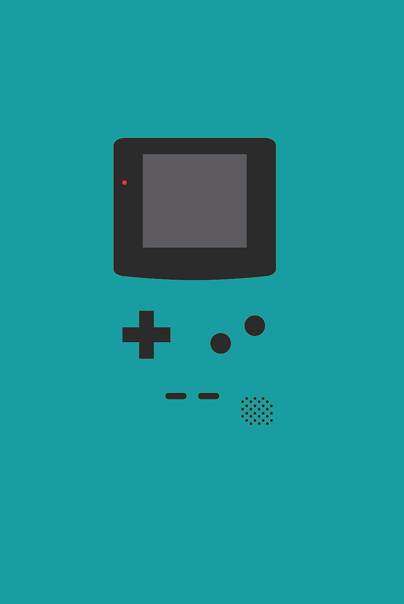 Game Boy Color, blue, game boy, nintendo, HD phone wallpaper