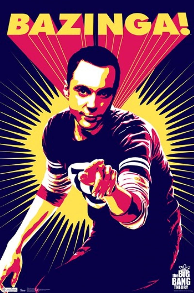 Big Bang Theory - Sheldon Cooper Bazinga Poster Print - Item # VARTIARP1533, HD phone wallpaper