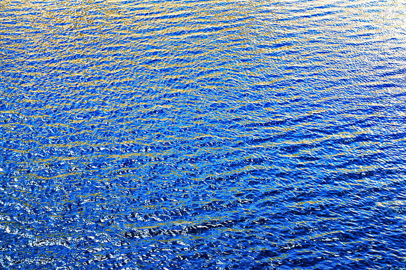 water, waves, wavy, ripples, glare, HD wallpaper