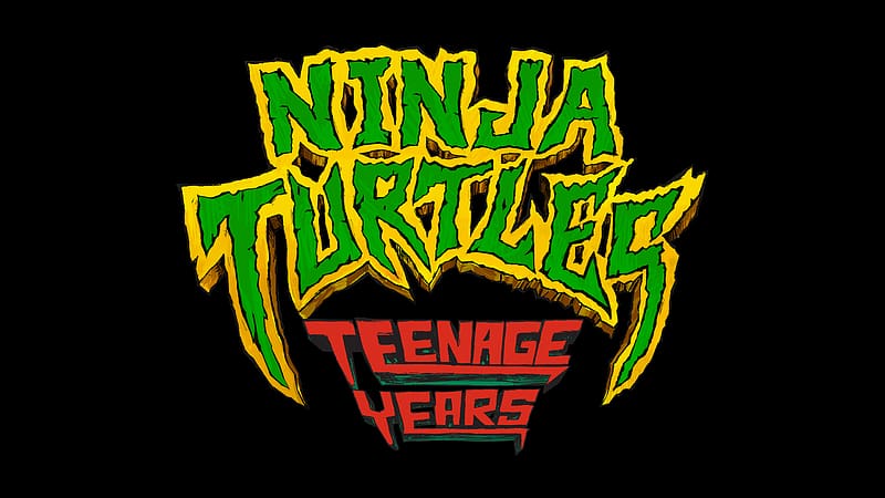 Teenage Mutant Ninja Turtles Mutant Mayhem, teenage-mutant-ninja-turtles-mutant-mayhem, teenage-mutant-ninja-turtles, animated-movies, 2023-movies, logo, dark, black, oled, HD wallpaper