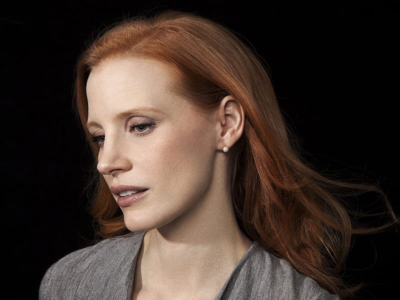 Actresses, Jessica Chastain, Actress, American, Face, Redhead, HD wallpaper