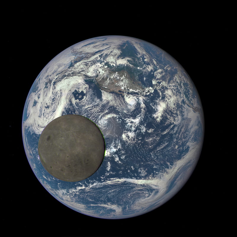 Earth, Moon, space, NASA, HD phone wallpaper