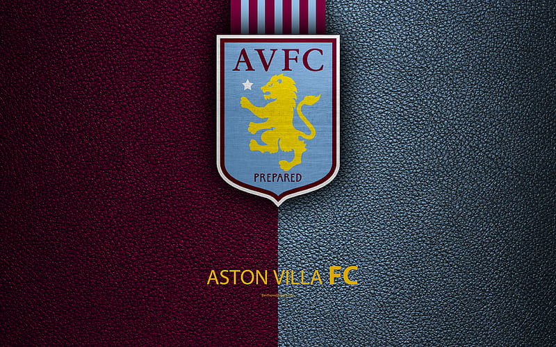 Aston Villa F.C., football, soccer, aston villa, logo, avfc, HD wallpaper