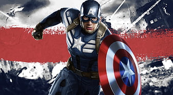 Captain America Disney, captain-america, superheroes, HD wallpaper