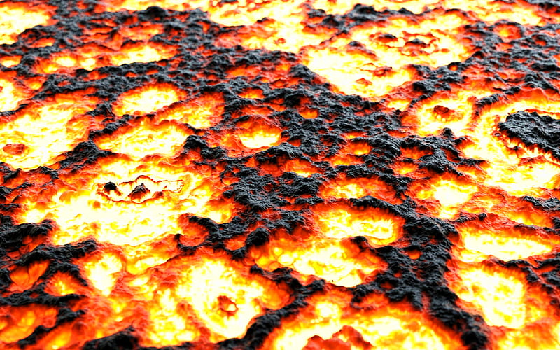 lava textures, fire textures, fire backgrounds, red burning lava, macro, red-hot lava, fire background, lava, burning lava, background with lava, HD wallpaper