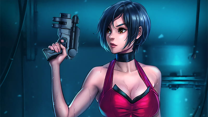 Resident evil 2, ada wong, short hair, Games, HD wallpaper