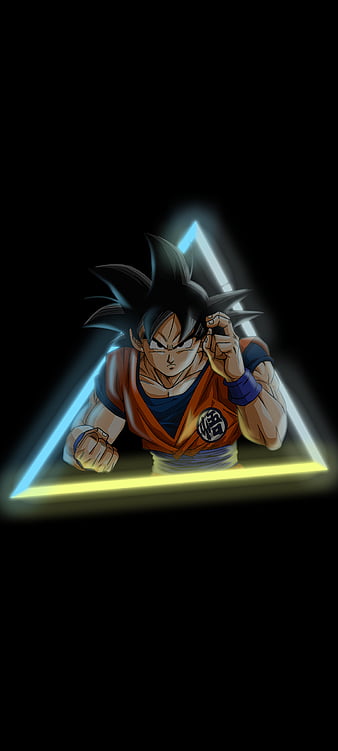 NEON GOKU, black, blue, amazing, light, hero, superhero, game, HD phone  wallpaper