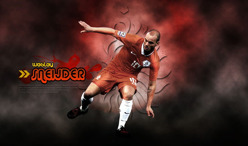 Download wallpapers Wesley Sneijder, 4k, soccer, footballers