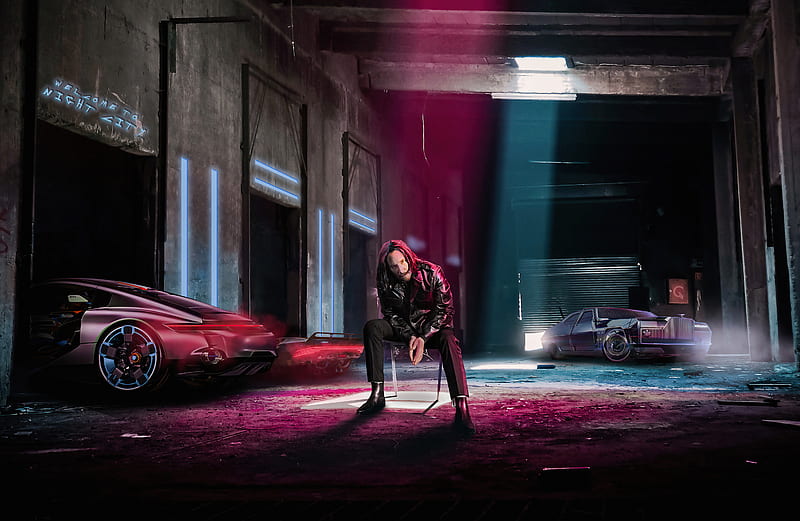 Keanu Reeves X Cyberpunk 2077, keanu-reeves, cyberpunk-2077, games, 2021-games, HD wallpaper