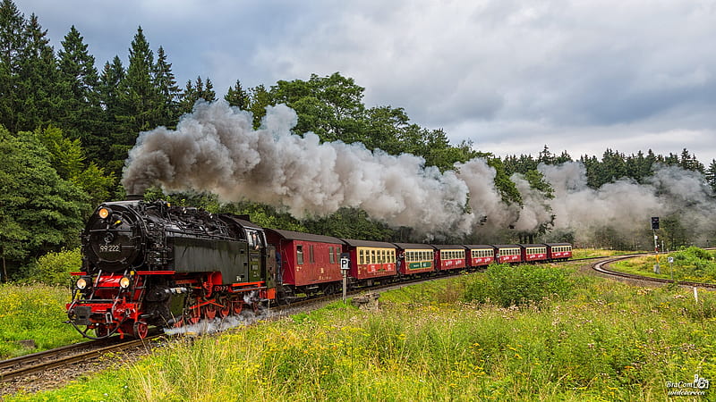 Old Steam Train, Old, Train, Steam, Locomotive, HD wallpaper