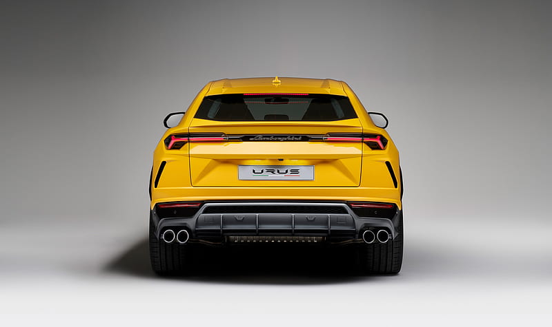 Lamborghini Urus Rear Side, lamborghini-urus, lamborghini, 2018-cars, suv, carros, HD wallpaper