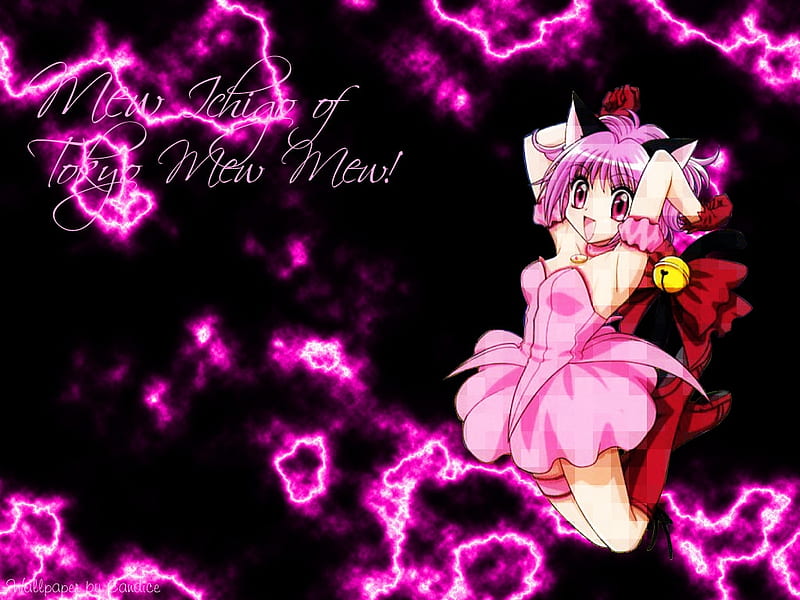 Mew Mew Ichigo Of Tokyo Mew Mew!, zoey, tokyo mew mew, anime, cat-girl, ichigo, mew mew power, pink, other, HD wallpaper