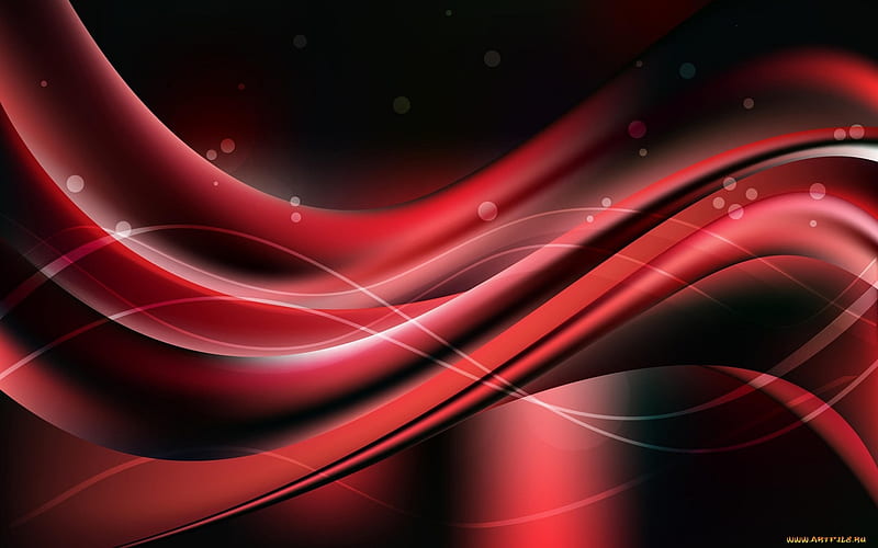 Dark Red Wave, dark red, abstract, vector, wave, HD wallpaper | Peakpx