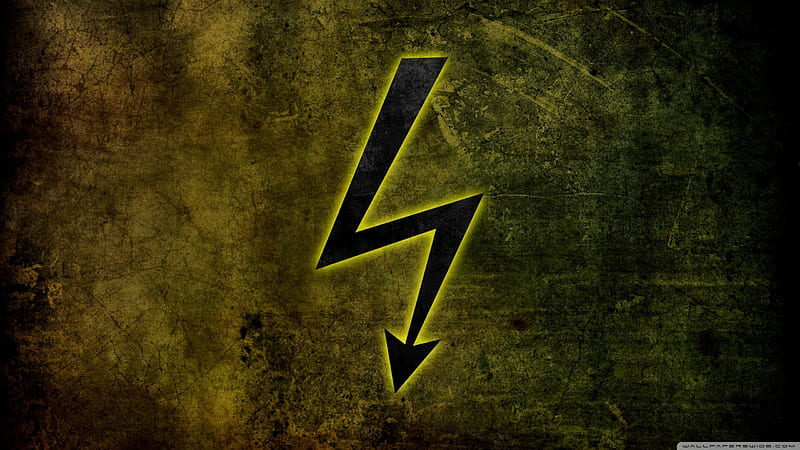 Signo de electricidad, signo, electricidad, logo, flecha, Fondo de pantalla  HD | Peakpx