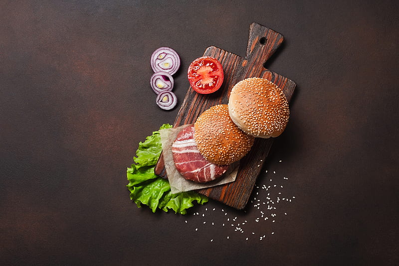 Food, Burger, Still Life, HD wallpaper