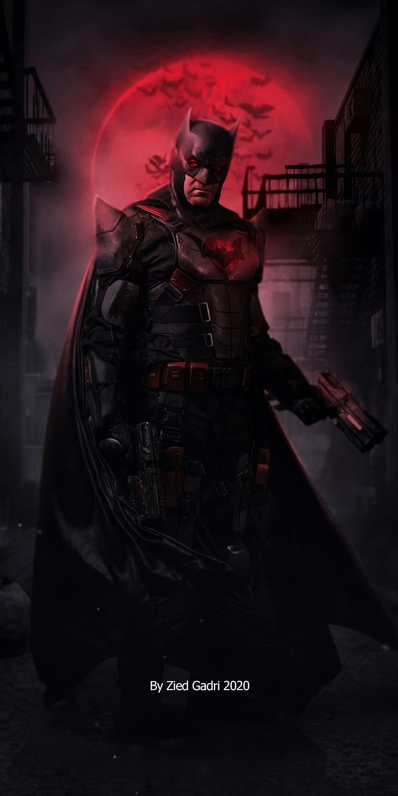 Batman, bat, black, drive, red, robin, guerra, wonder, HD phone wallpaper |  Peakpx