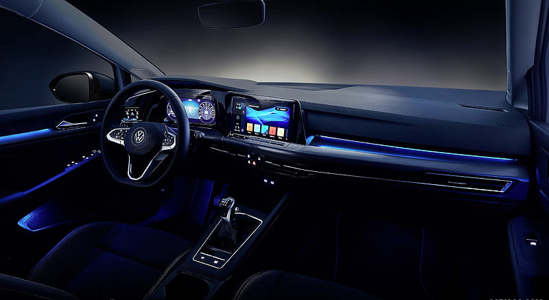 VW Golf 8 (Variant) - Ambientebeleuchtung und Displayfarbe ändern 