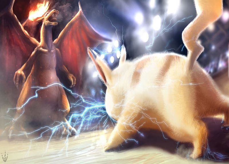 Pikachu disfrazado cheap de mega charizard