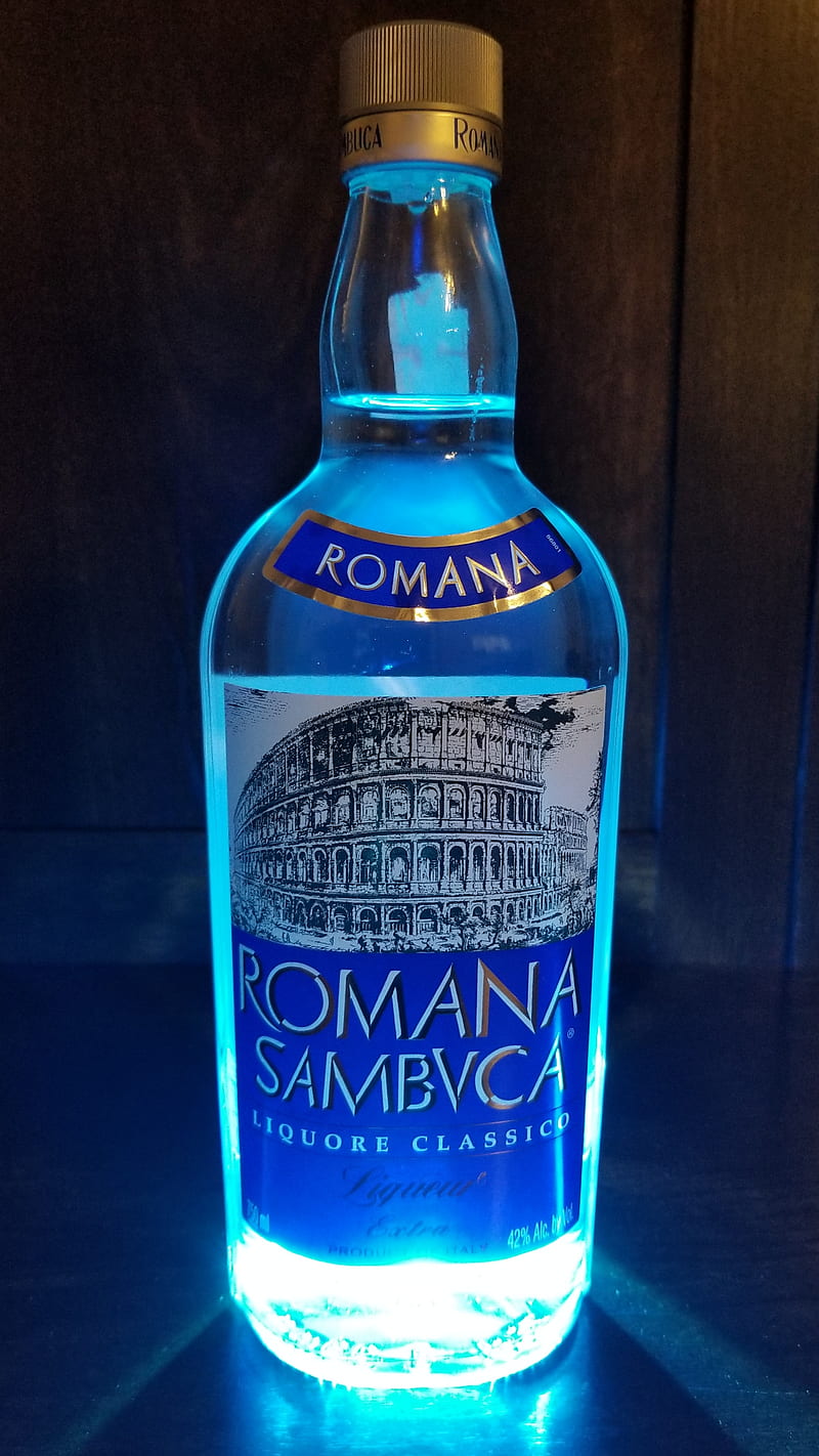 Romana Sambvca, blue, liquor, HD phone wallpaper