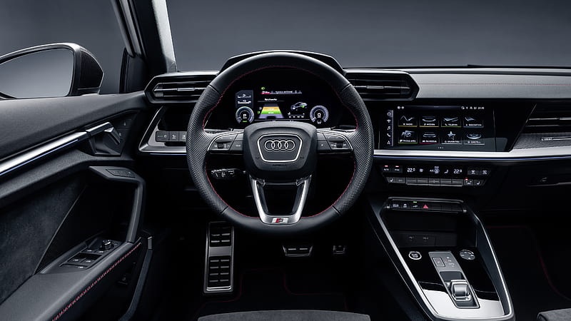 Audi A3 Sportback 45 TFSI e S line 2021 Interior, HD wallpaper