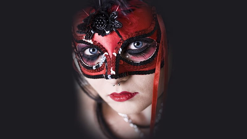 Mysterious Woman Red Mystery Hide Black Mysterious Secrets Woman Story Hd Wallpaper Peakpx
