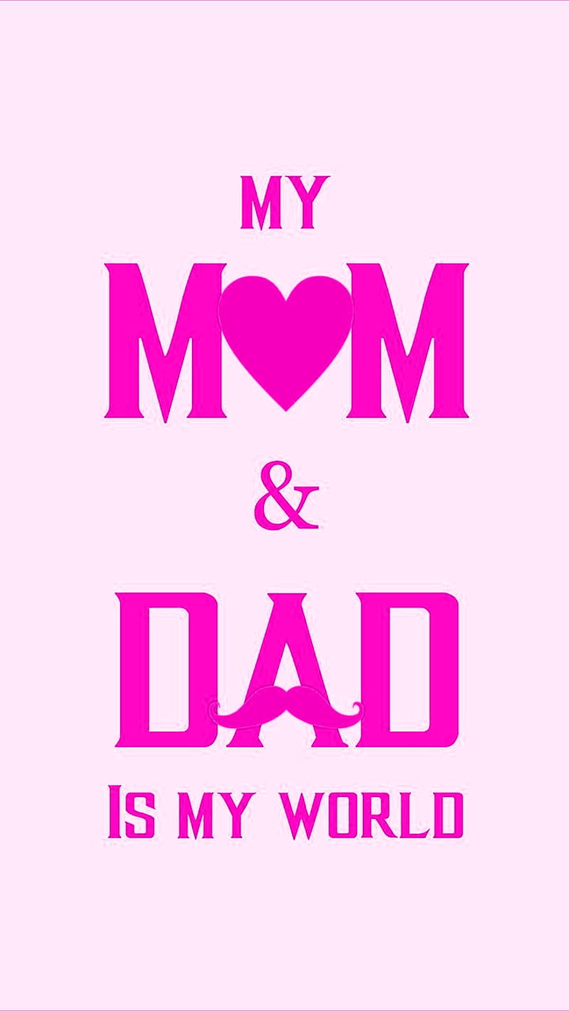 Mom Dad, love, white background, , cool, HD phone wallpaper | Peakpx