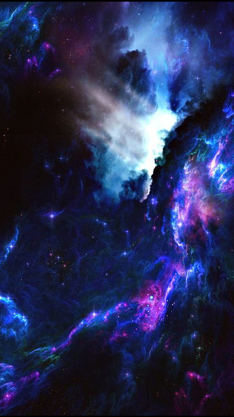 Space, black, cloud, clouds, dark, galaxy, nature, nebula, nebulae, HD phone wallpaper