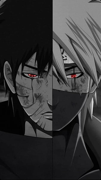 Kakashi Sad, Art, Anime, Sadness and sorrow, Sharingan, Naruto, Edit ...